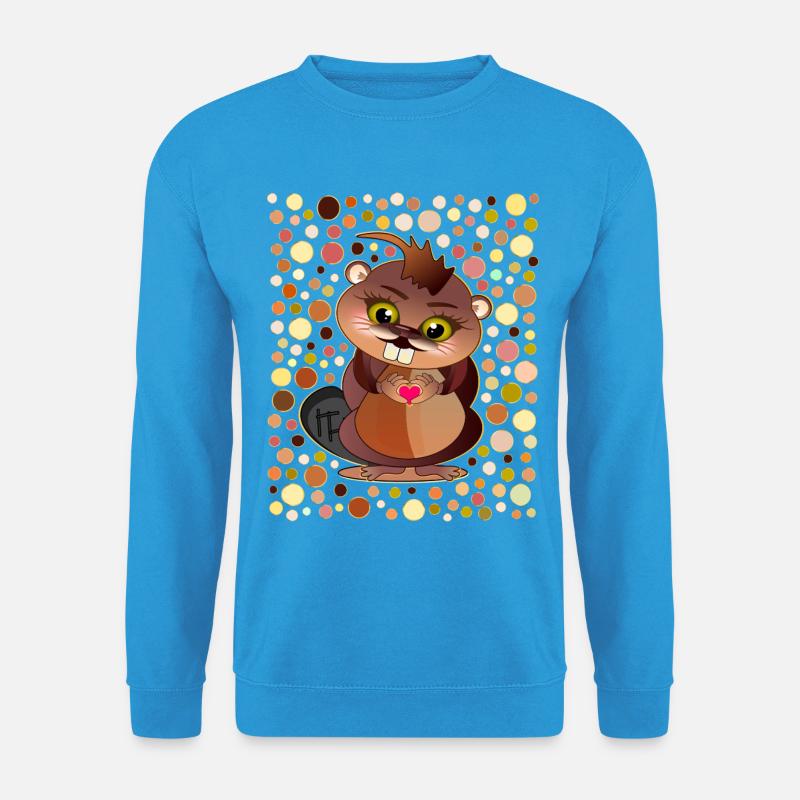 Biberpunkte - Unisex Pullover - Meeresblau