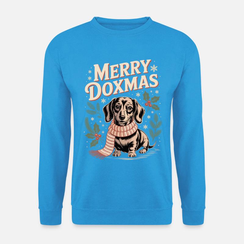 Merry Doxmas - Unisex Pullover - Meeresblau