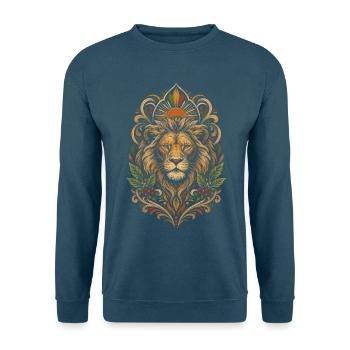 Éthiopie Éthiopiens - Sweat-shirt Unisexe - bleu mer - Devant - Alina (178cm) & Michal (187cm)