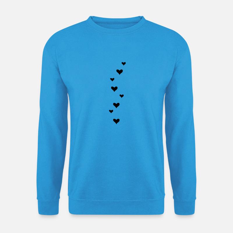 hearts - Unisex Pullover - Meeresblau