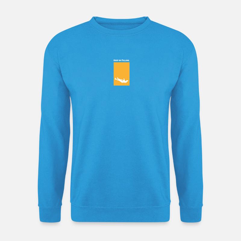 Keep on Falling - Unisex Pullover - Meeresblau