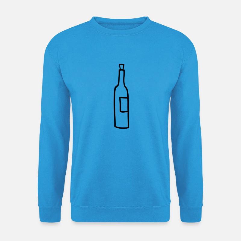 flasche leer - Unisex Pullover - Meeresblau