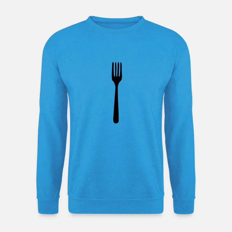Gabel - Unisex Pullover - Meeresblau