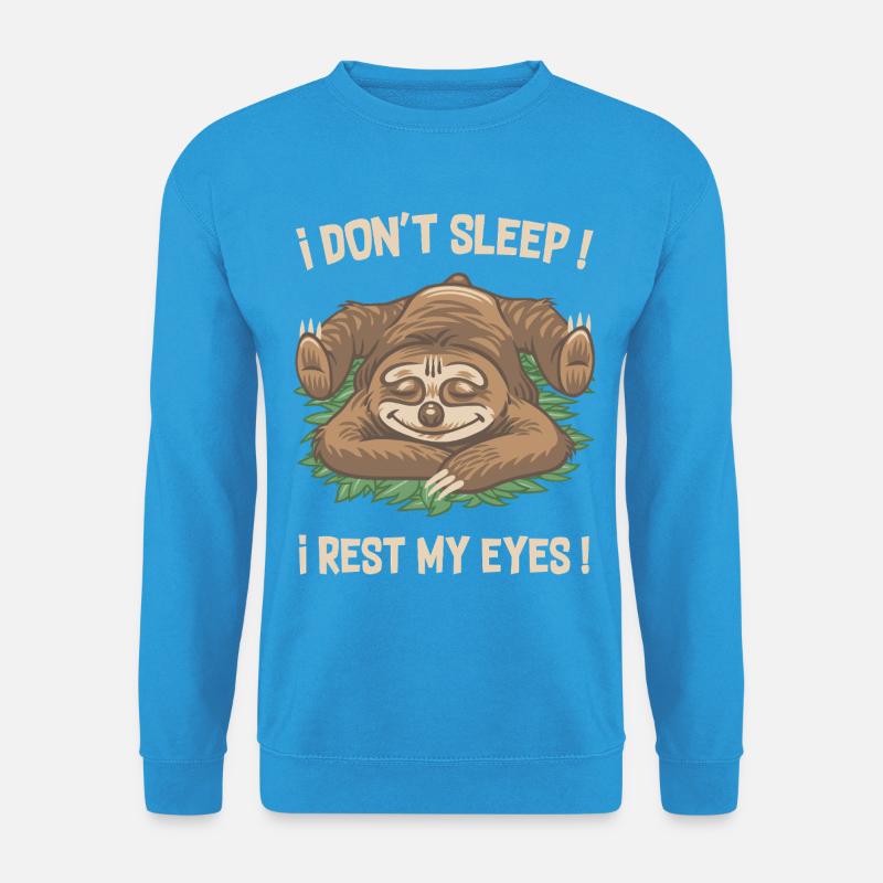 Ich schlafe nicht ! - Unisex Pullover - Meeresblau