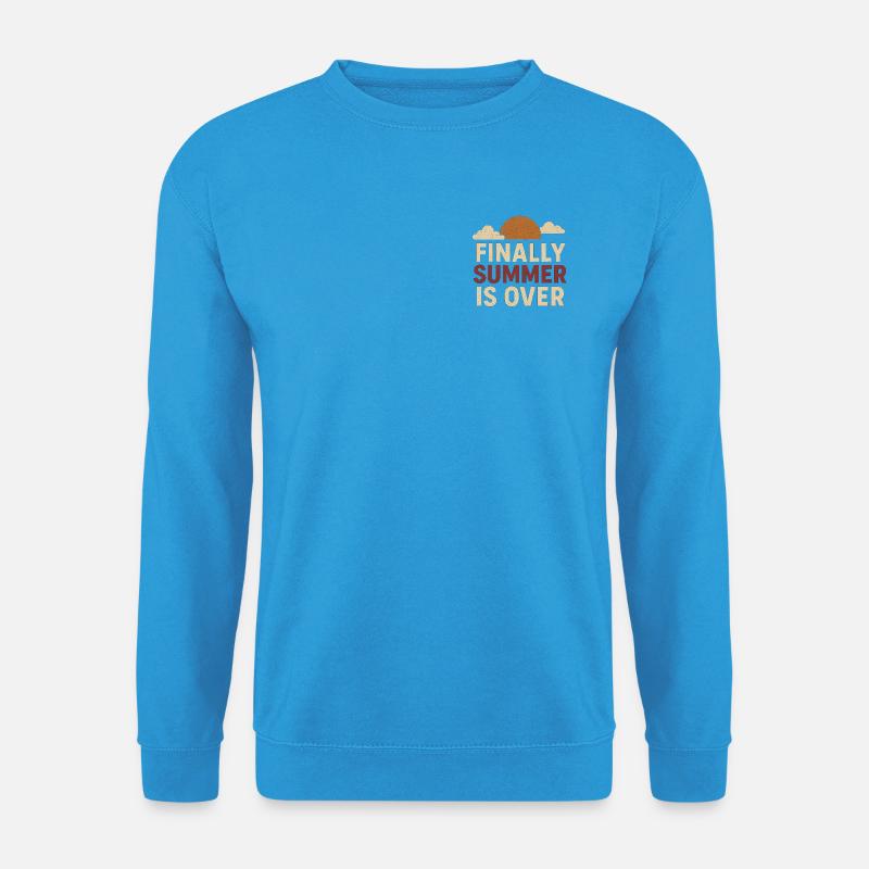 Sommerabschied mit Sonnenmotiven - Unisex Pullover - Meeresblau