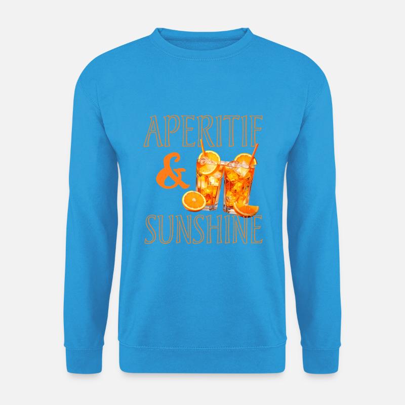 Aperitif & Sunshine - Unisex Pullover - Meeresblau