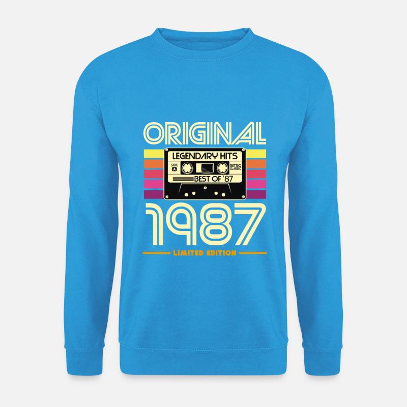 Original 1987 Cassette Retro - Unisex Sweatshirt - sea blue