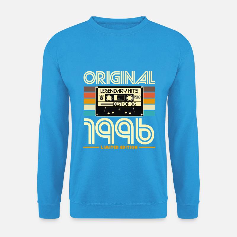 Originalkassette Retro von 1996 - Unisex Pullover - Meeresblau