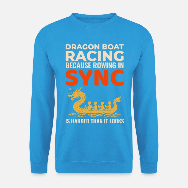 Drachenbootrennen Teamgeist - Unisex Pullover - Meeresblau