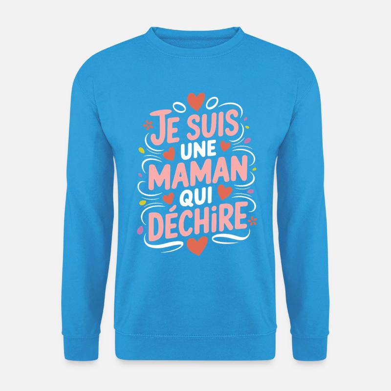 Ich bin eine Killer-Mutter - Unisex Pullover - Meeresblau
