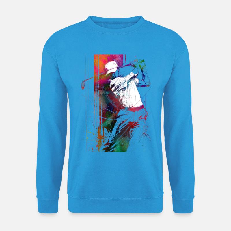Golfspieler #golf - Unisex Pullover - Meeresblau