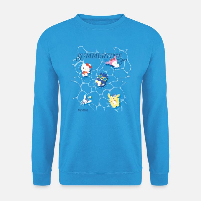 Hello Kitty And Friends Schwimmen Im Wasser - Unisex Pullover - Meeresblau