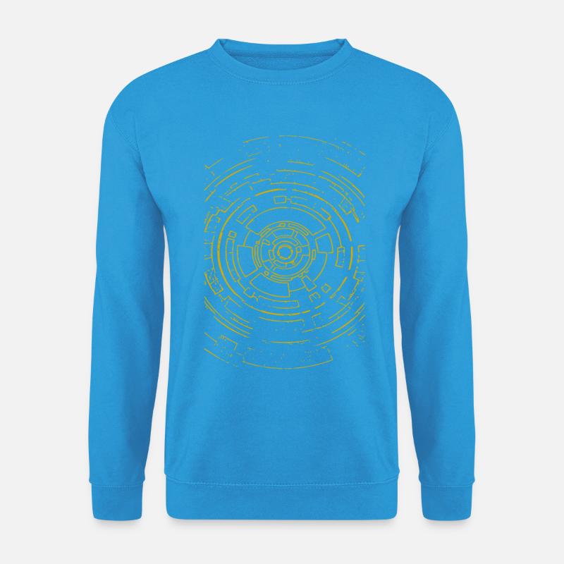 TechRadar Kreisdesign - Unisex Pullover - Meeresblau