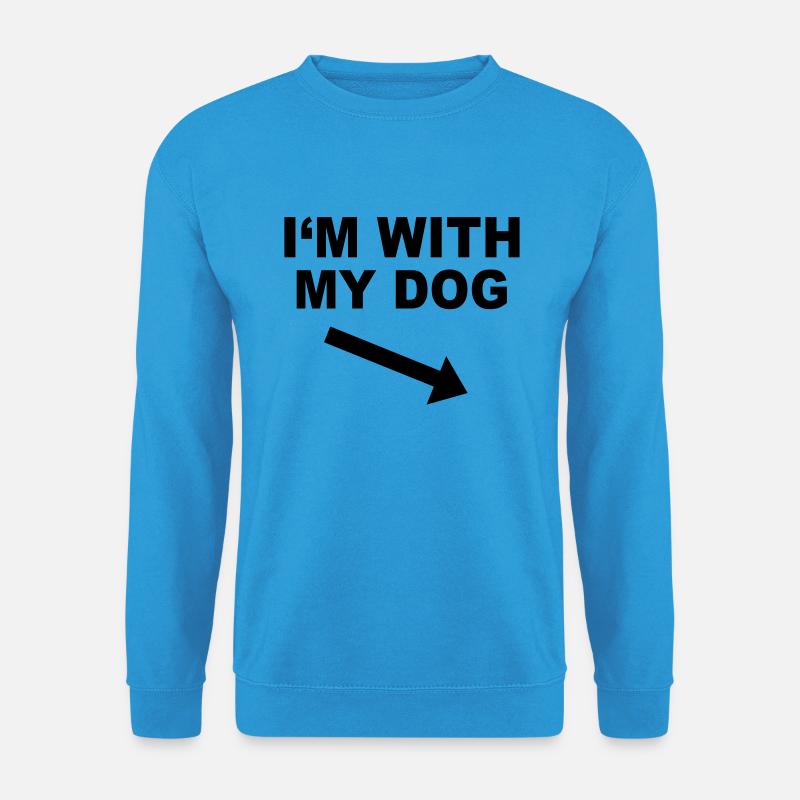 Hund - Unisex Pullover - Meeresblau