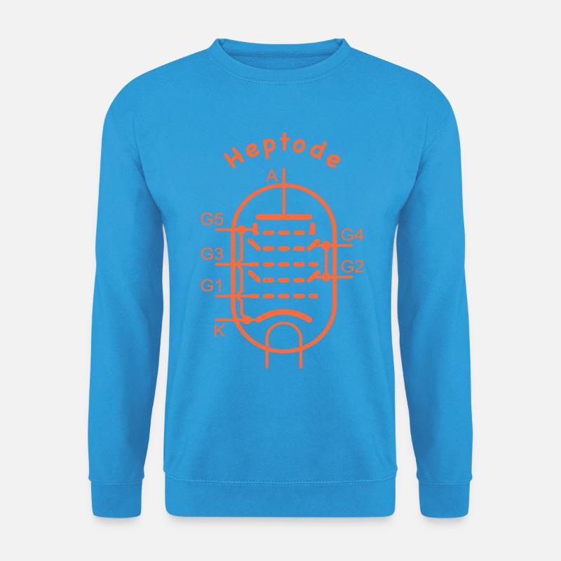 Vakuumröhren-Symbol Heptode - Unisex Pullover - Meeresblau