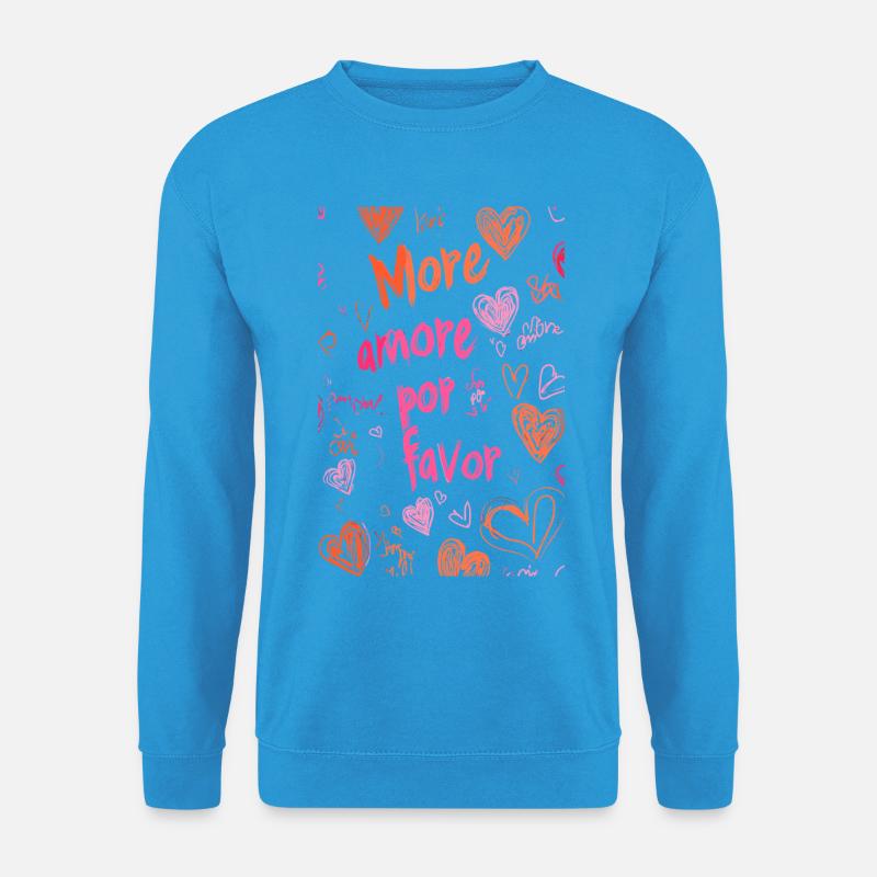 more amore - Unisex Pullover - Meeresblau