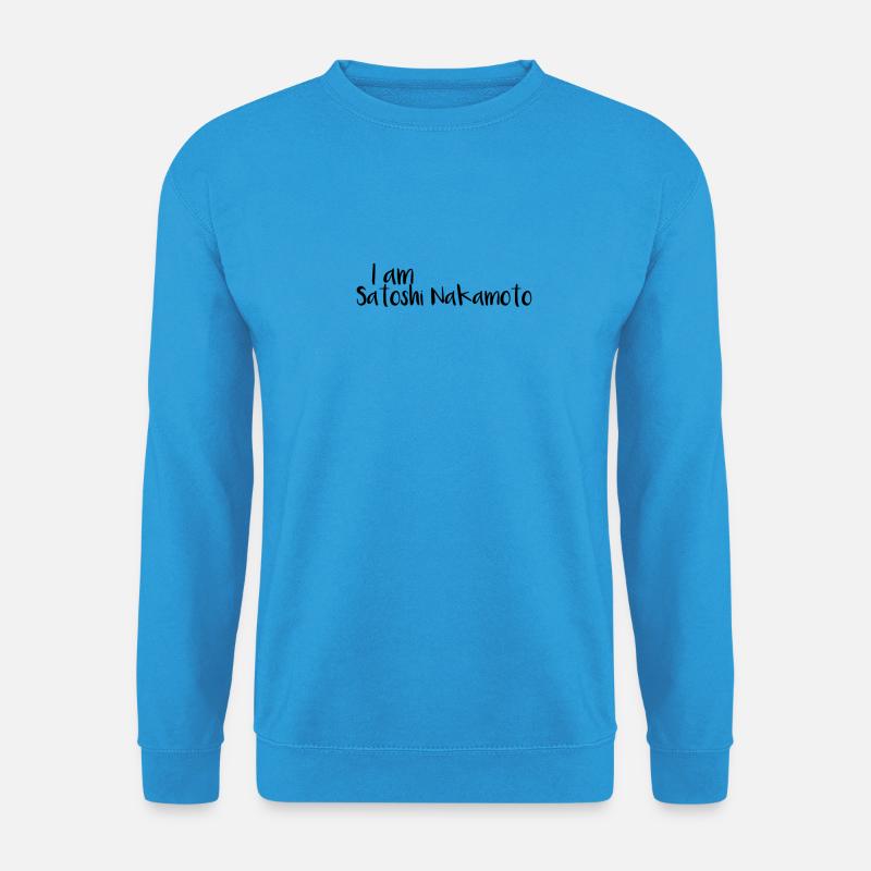 Satoshi Nakamoto - Unisex Pullover - Meeresblau