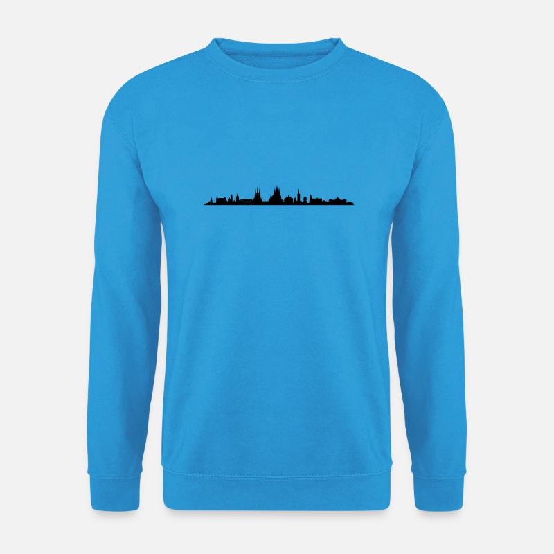 Skyline - Erfurt - Unisex Pullover - Meeresblau