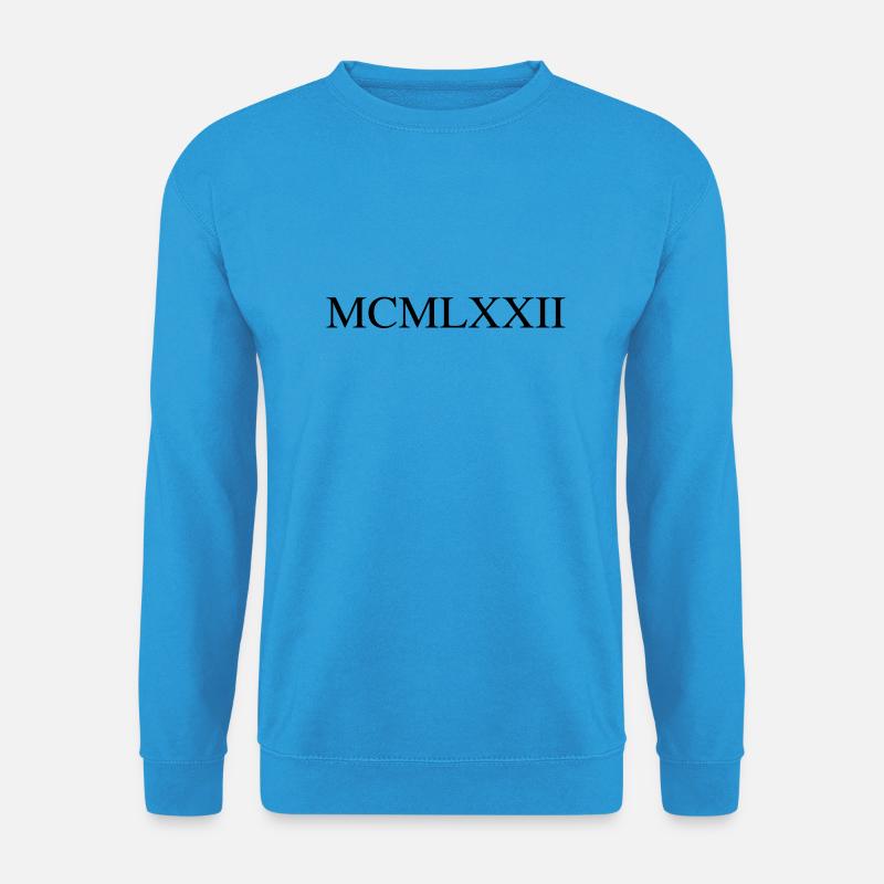 1972 - Unisex Pullover - Meeresblau