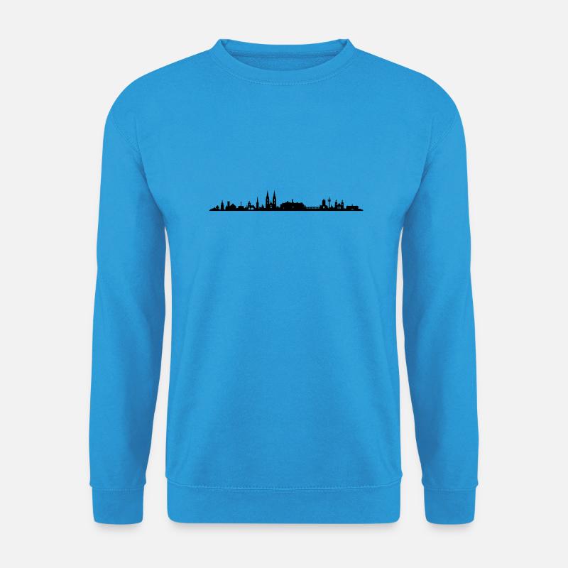 Skyline - Regensburg - Unisex Pullover - Meeresblau