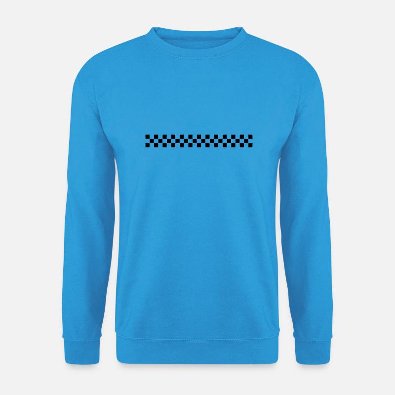 Caro 1 Warnbalken - Unisex Pullover - Meeresblau