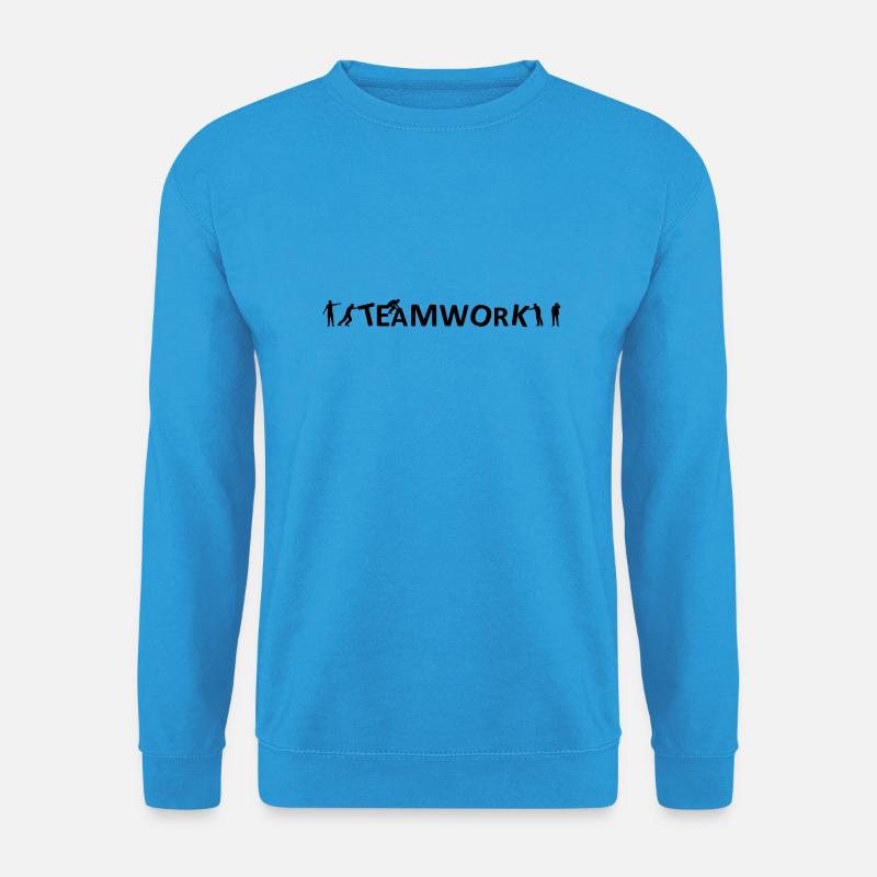 Menschen - Teamwork - Unisex Pullover - Meeresblau