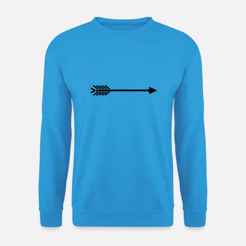 pfeil__ad1 - Unisex Pullover - Meeresblau