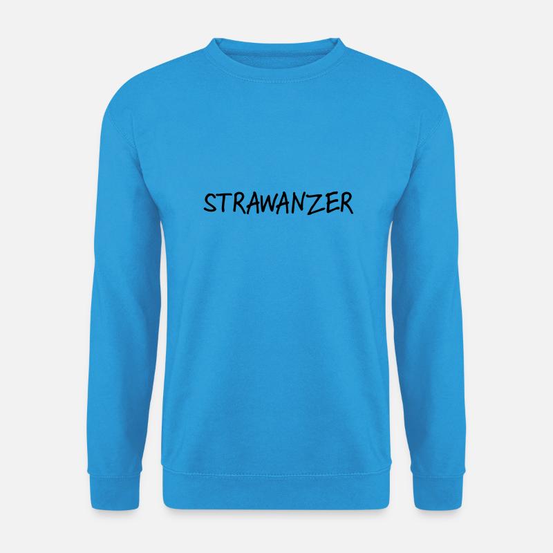 Strawanzer – Wienerisch - Unisex Pullover - Meeresblau