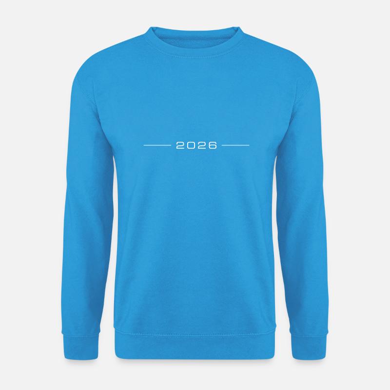 2026 Jahr - Unisex Pullover - Meeresblau