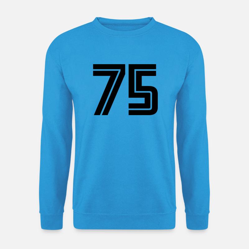 75 - Unisex Pullover - Meeresblau