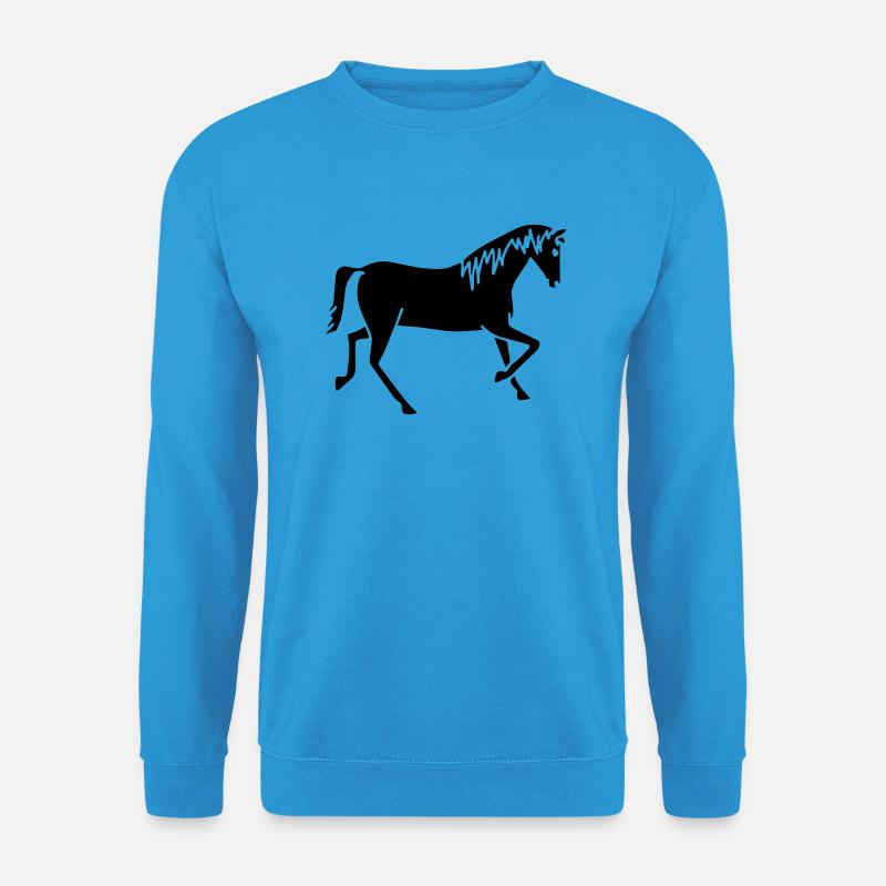 horse - Unisex Pullover - Meeresblau