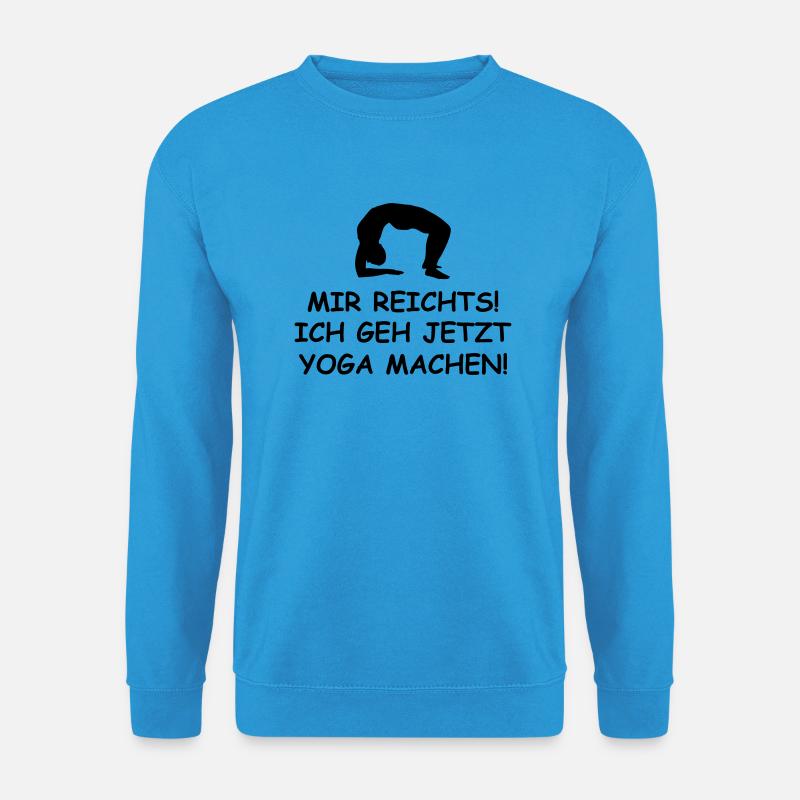yoga machen - Unisex Pullover - Meeresblau