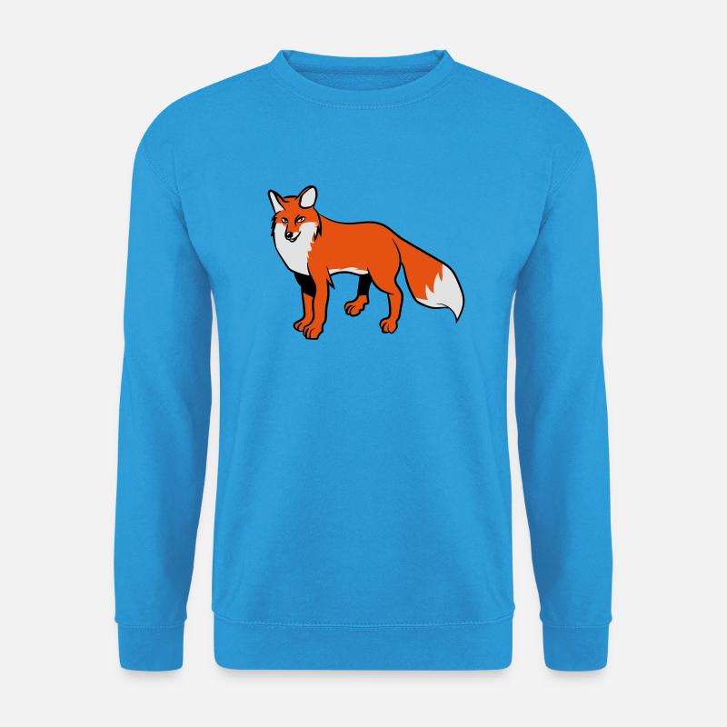 Fuchs - Unisex Pullover - Meeresblau
