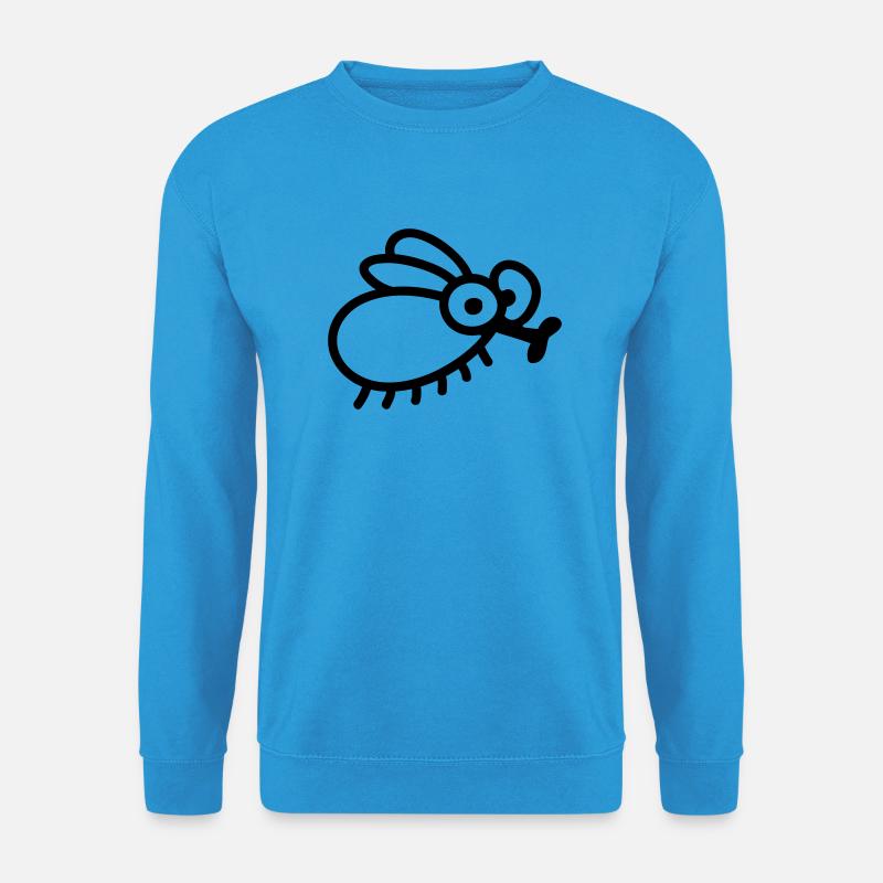 Fliege - Line - Unisex Pullover - Meeresblau