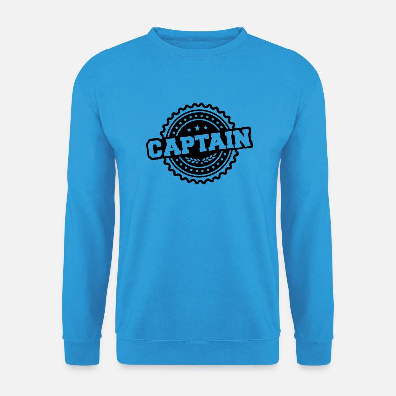 captain_logo_yi1 - Unisex Pullover - Meeresblau