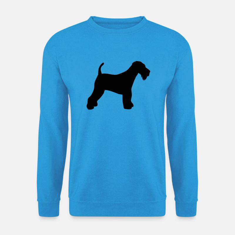 Airedale Terrier - Unisex Pullover - Meeresblau