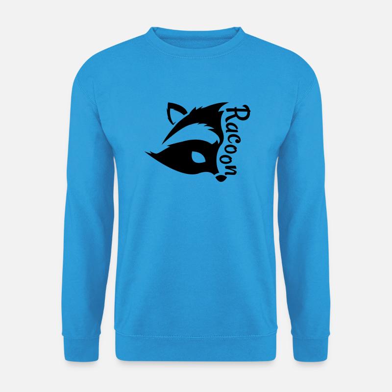Raccon, Waschbär - Unisex Pullover - Meeresblau
