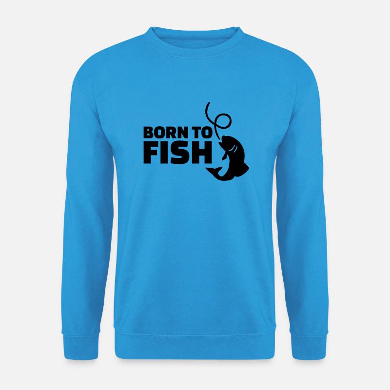 Angeln - Unisex Pullover - Meeresblau