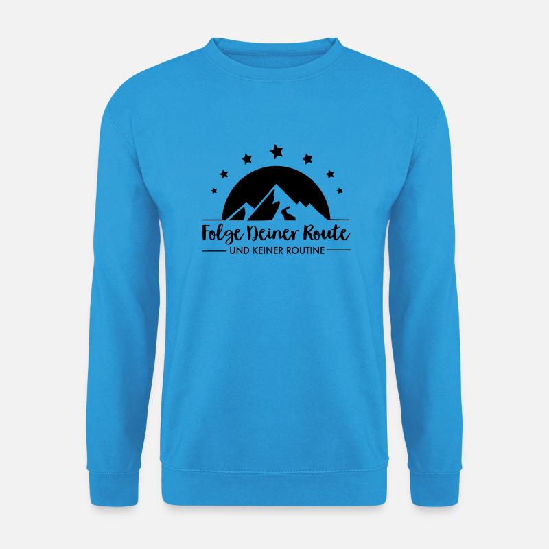 wandern - Unisex Pullover - Meeresblau