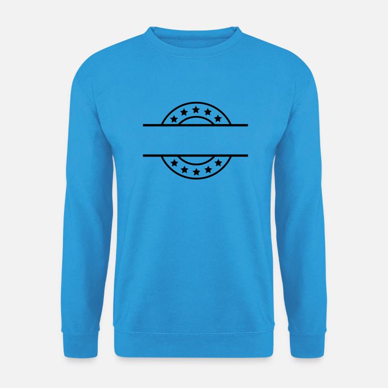stempel_vorlage_f1 - Unisex Pullover - Meeresblau