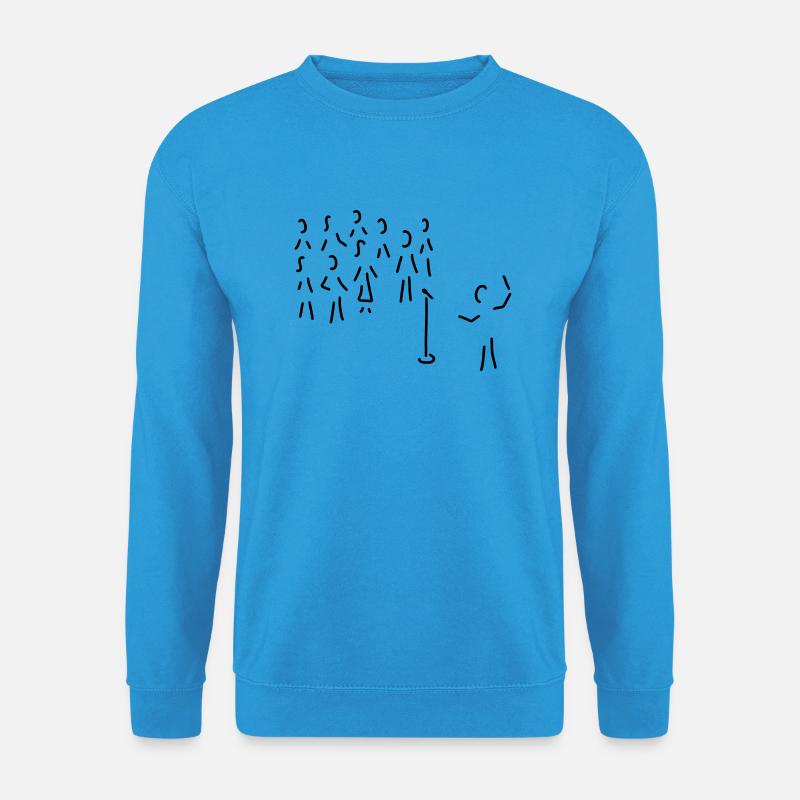 chor-gesang mit dirigent - Unisex Pullover - Meeresblau