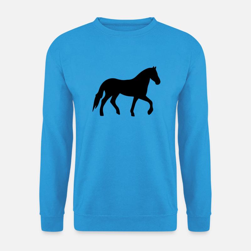 horse - Unisex Pullover - Meeresblau