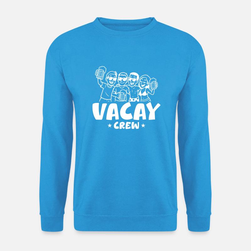 Urlaub Crew - Unisex Pullover - Meeresblau