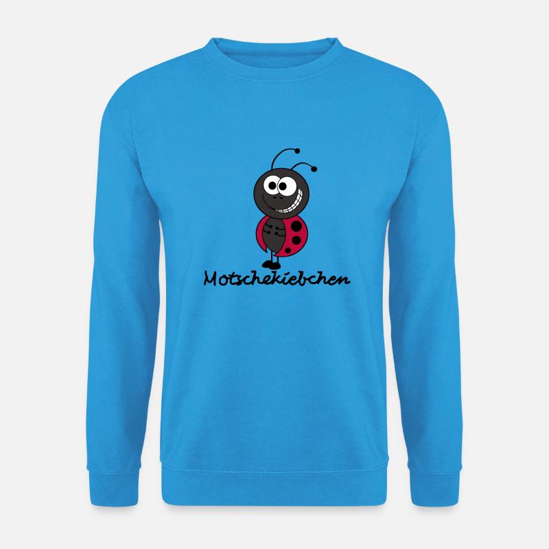 Motschekiebchen/Marienkäfer - Unisex Pullover - Meeresblau