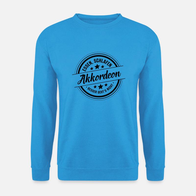 Akkordeon - Unisex Pullover - Meeresblau