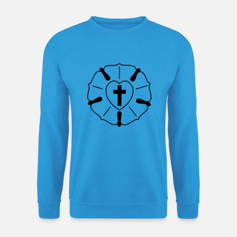 Luther - Rose - Unisex Pullover - Meeresblau