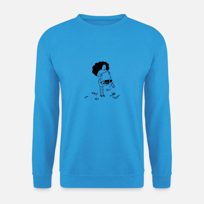 leeren Sie den Beutel - Unisex Pullover - Meeresblau