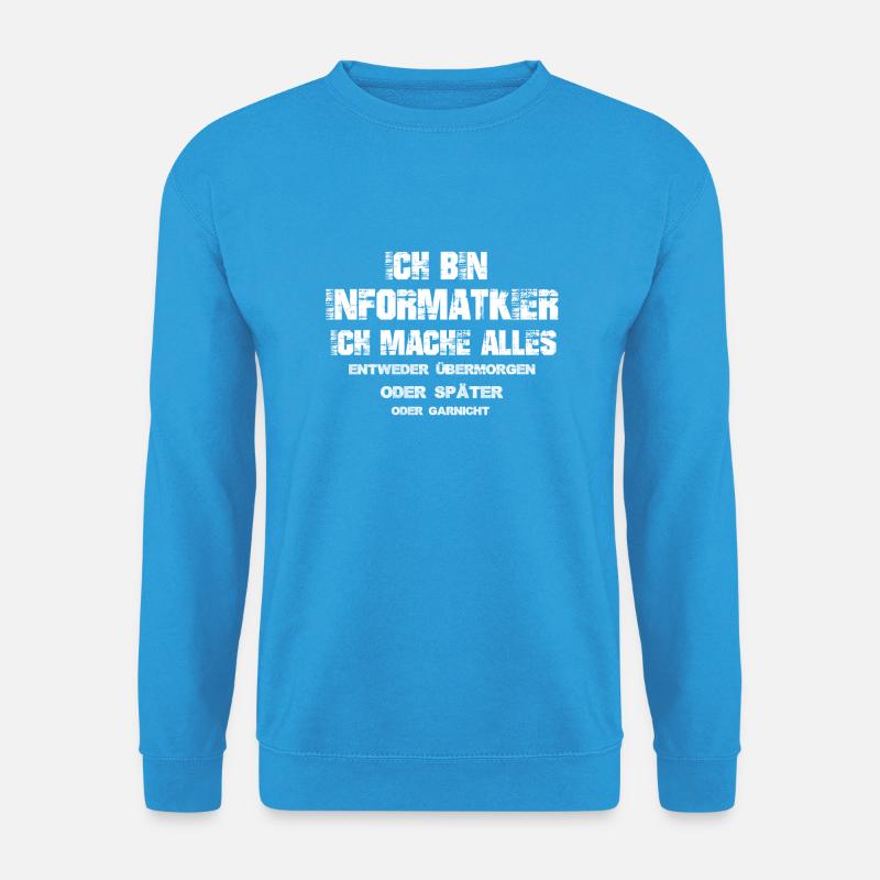 informatiker - Unisex Pullover - Meeresblau