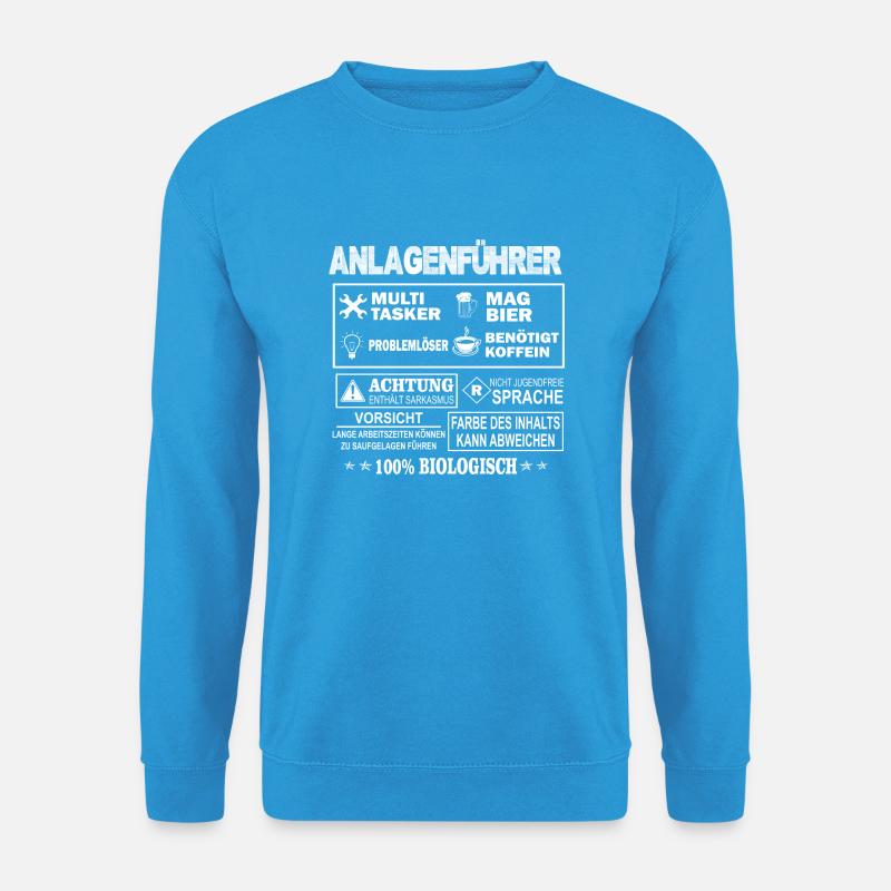 Anlagenführer - Unisex Pullover - Meeresblau