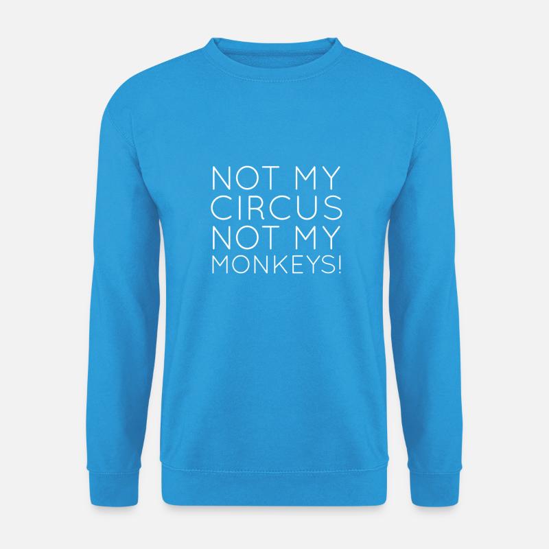 Monkey Circus - Unisex Pullover - Meeresblau